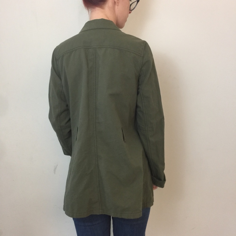 Elizabeth and James Green Army Cargo Jacket - Picture 7 of 8